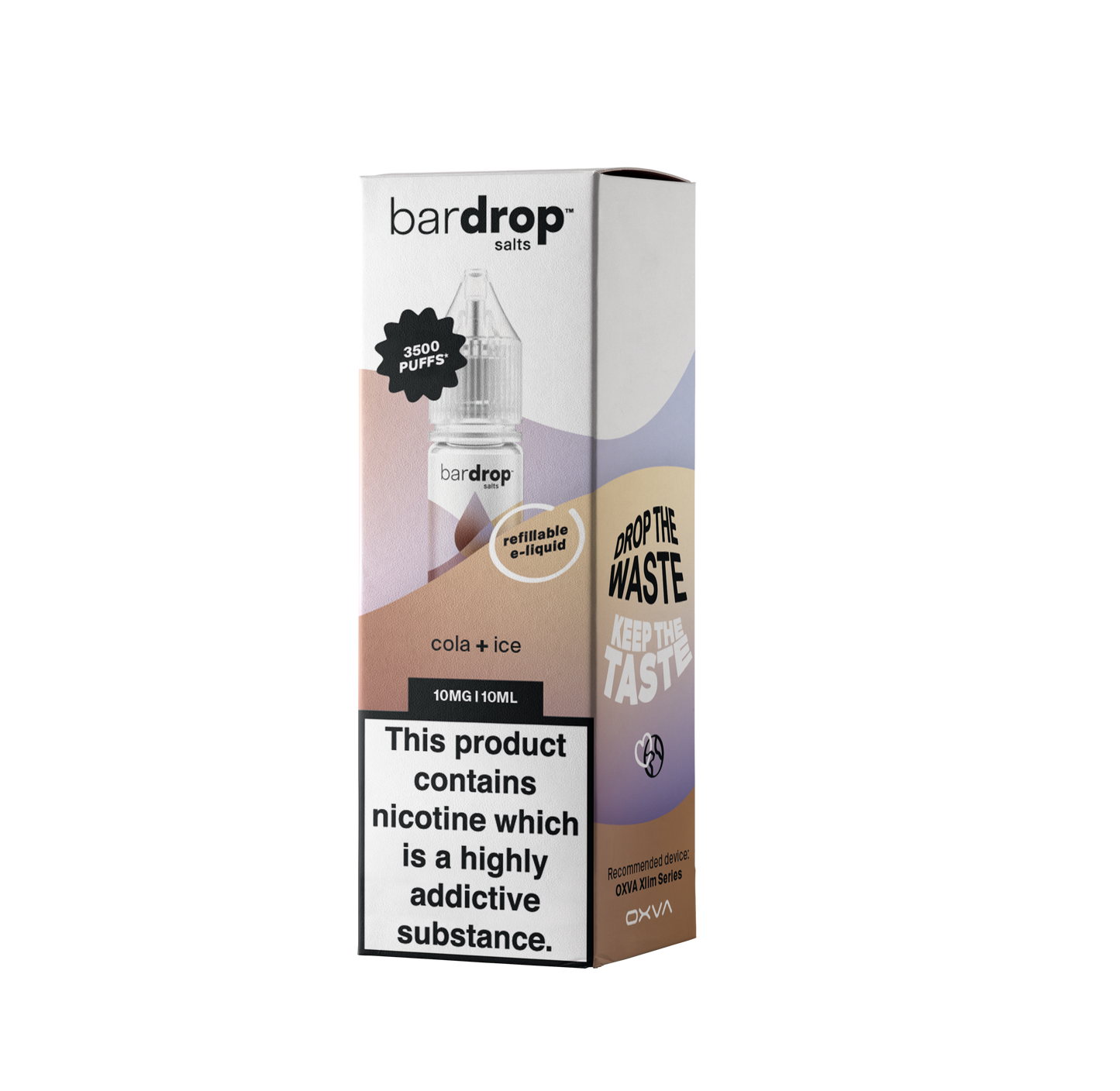 Cola + Ice 10ml Bar Nic Salt By Bar Drop