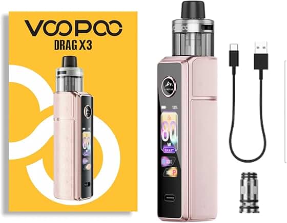 X3 Glow Pink - Voopoo Drag X3 Pod Vape Kit | Premium Design  Vaperbar  Chelmsford