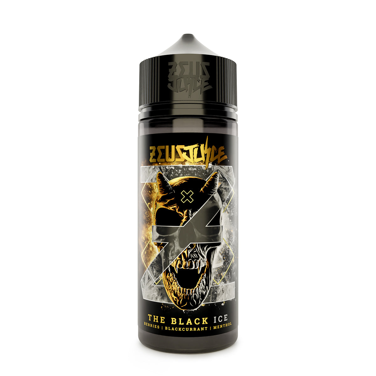 Zeus The Black Ice 100ml Shortfill E-Liquid 0mg | Blackcurrant Ice