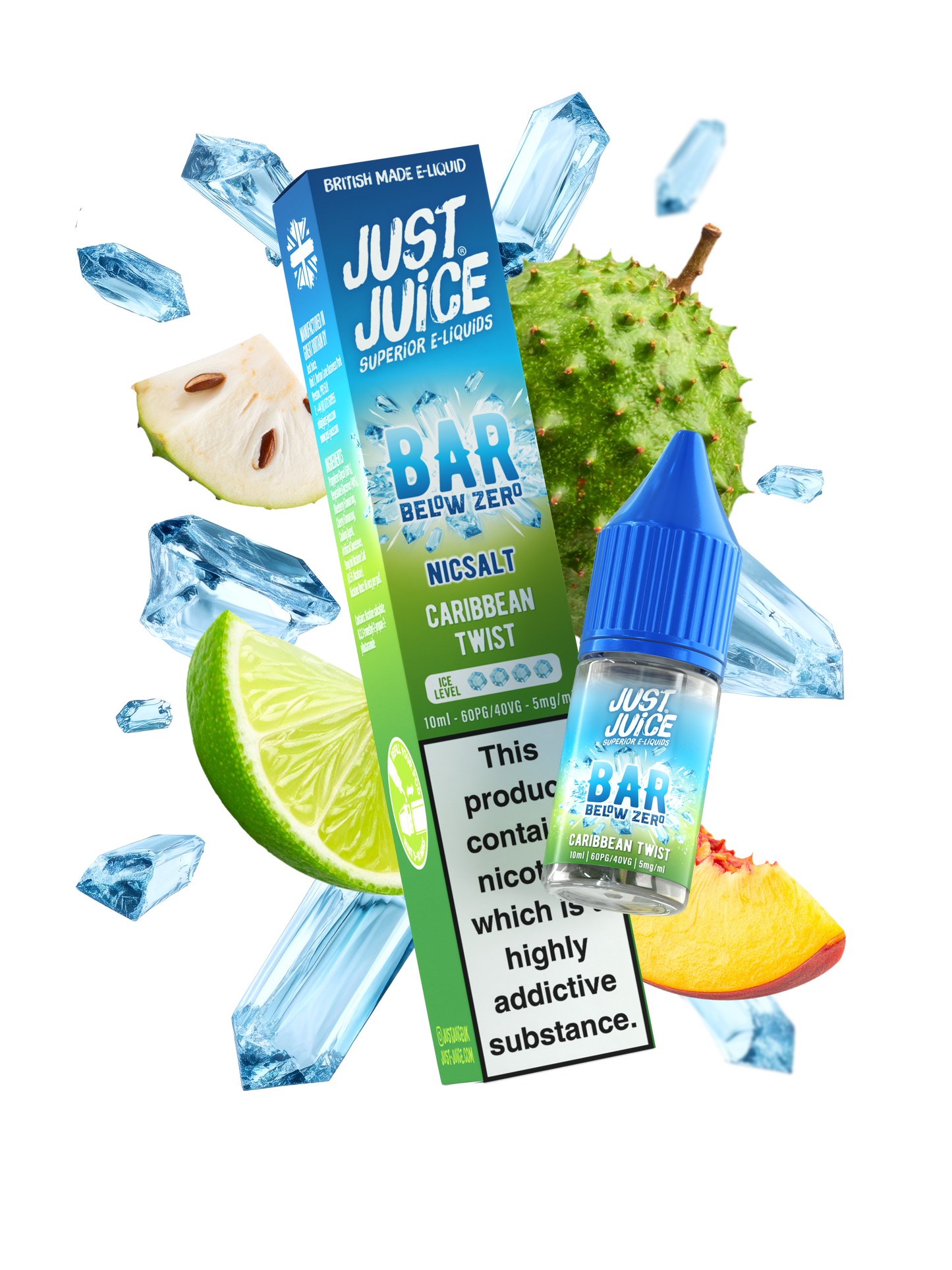 Caribbean Twist 10ml Nic Salt By Bar Below Zero