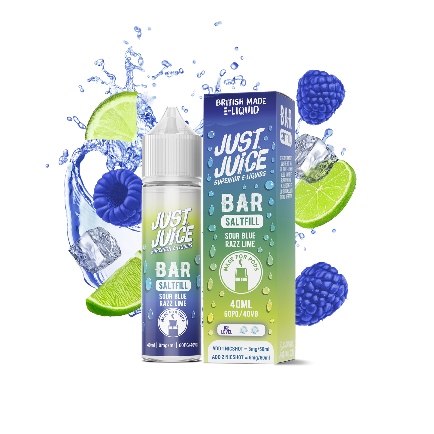 Sour Blue Razz Lime 60ML