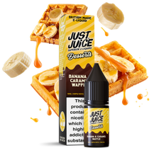 Just Juice Desserts - Banana & Caramel Waffle Nic Salt 10ml