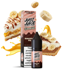 Just Juice Desserts - Banoffee Pie Nic Salt 10ml