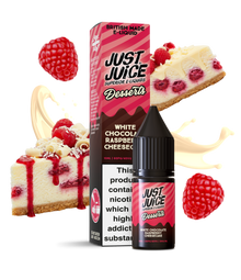 Just Juice Desserts - White Chocolate Raspberry Cheesecake Nic Salt 10ml