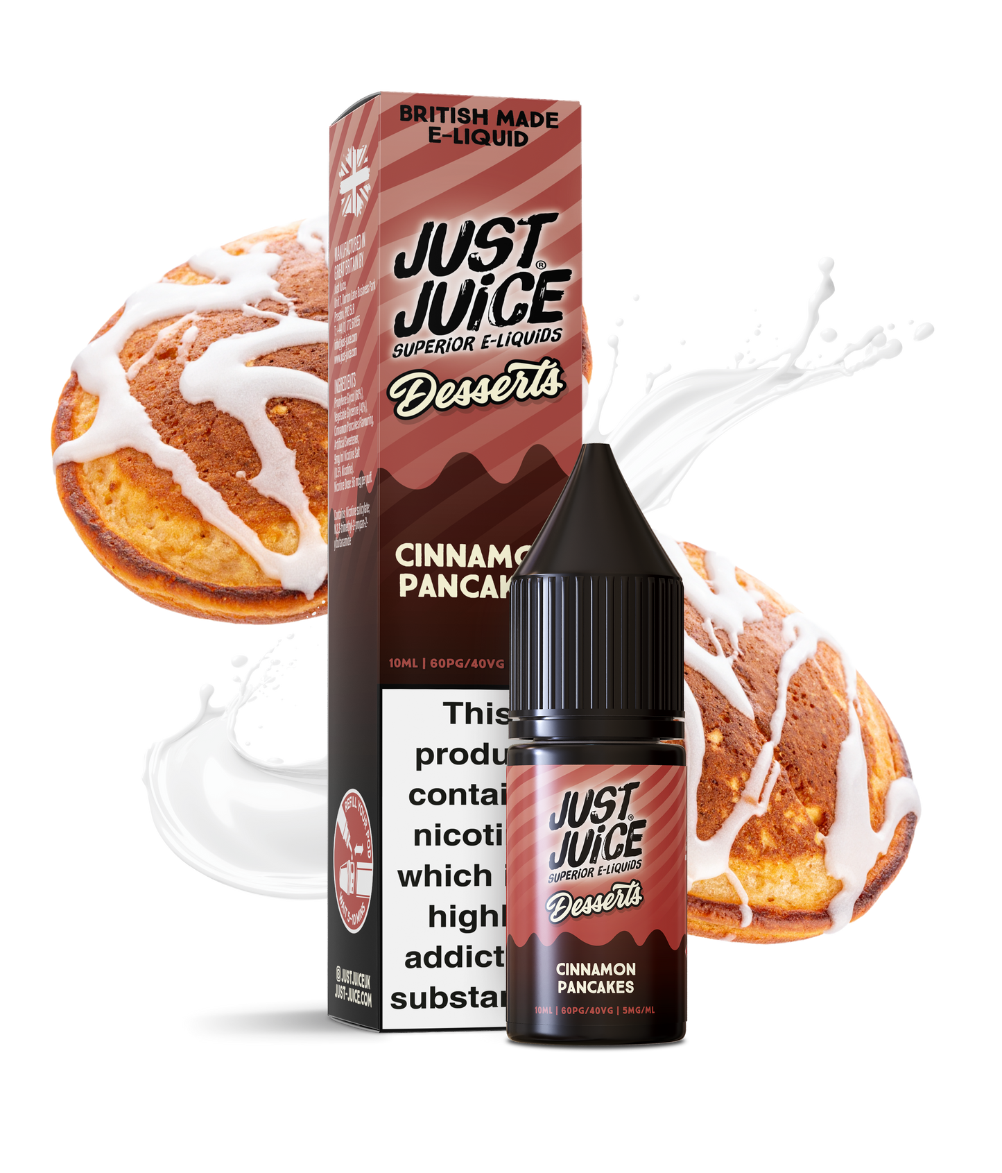 Just Juice Desserts - Cinnamon Pancakes Nic Salt 10ml