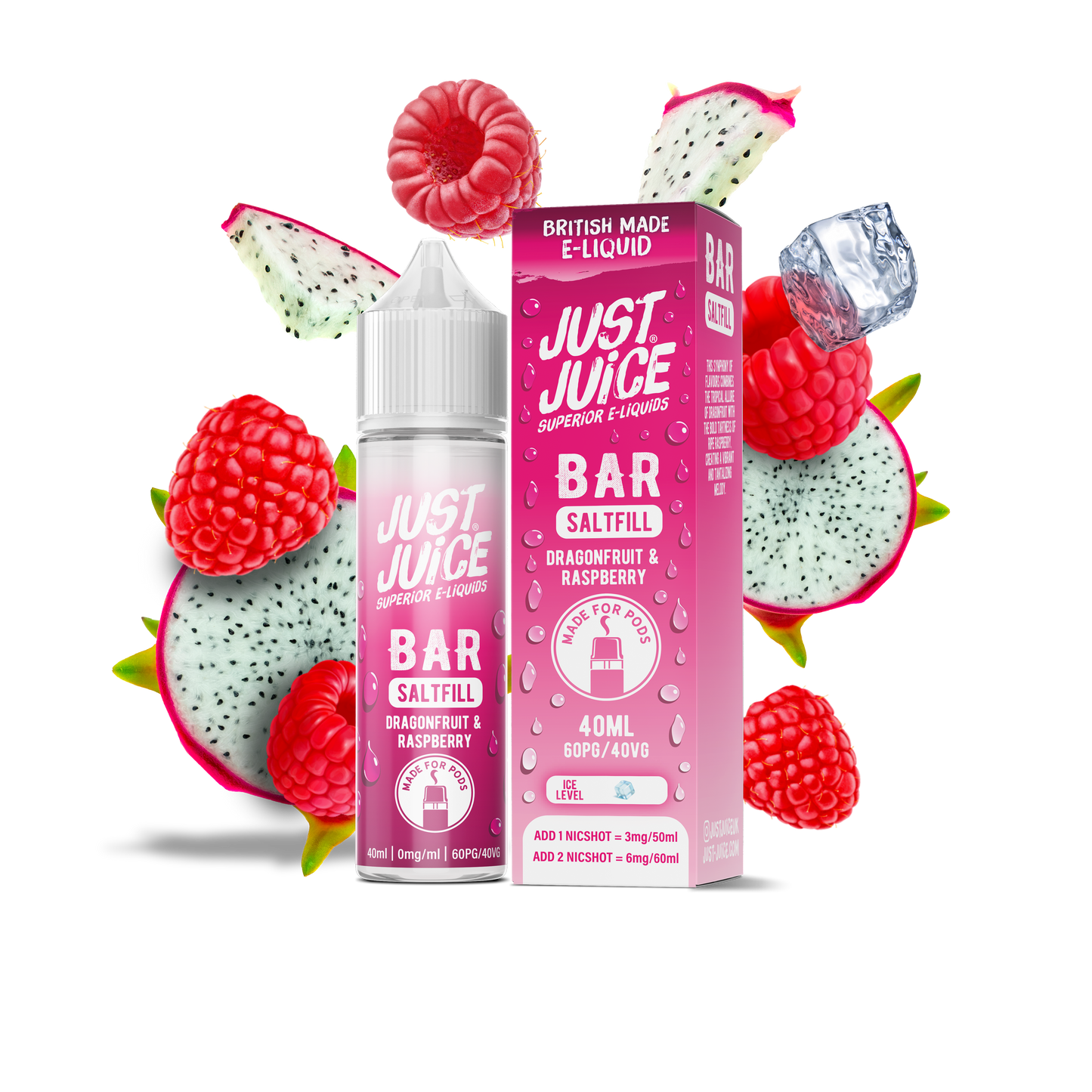 Dragonfruit & Raspberry 60ML