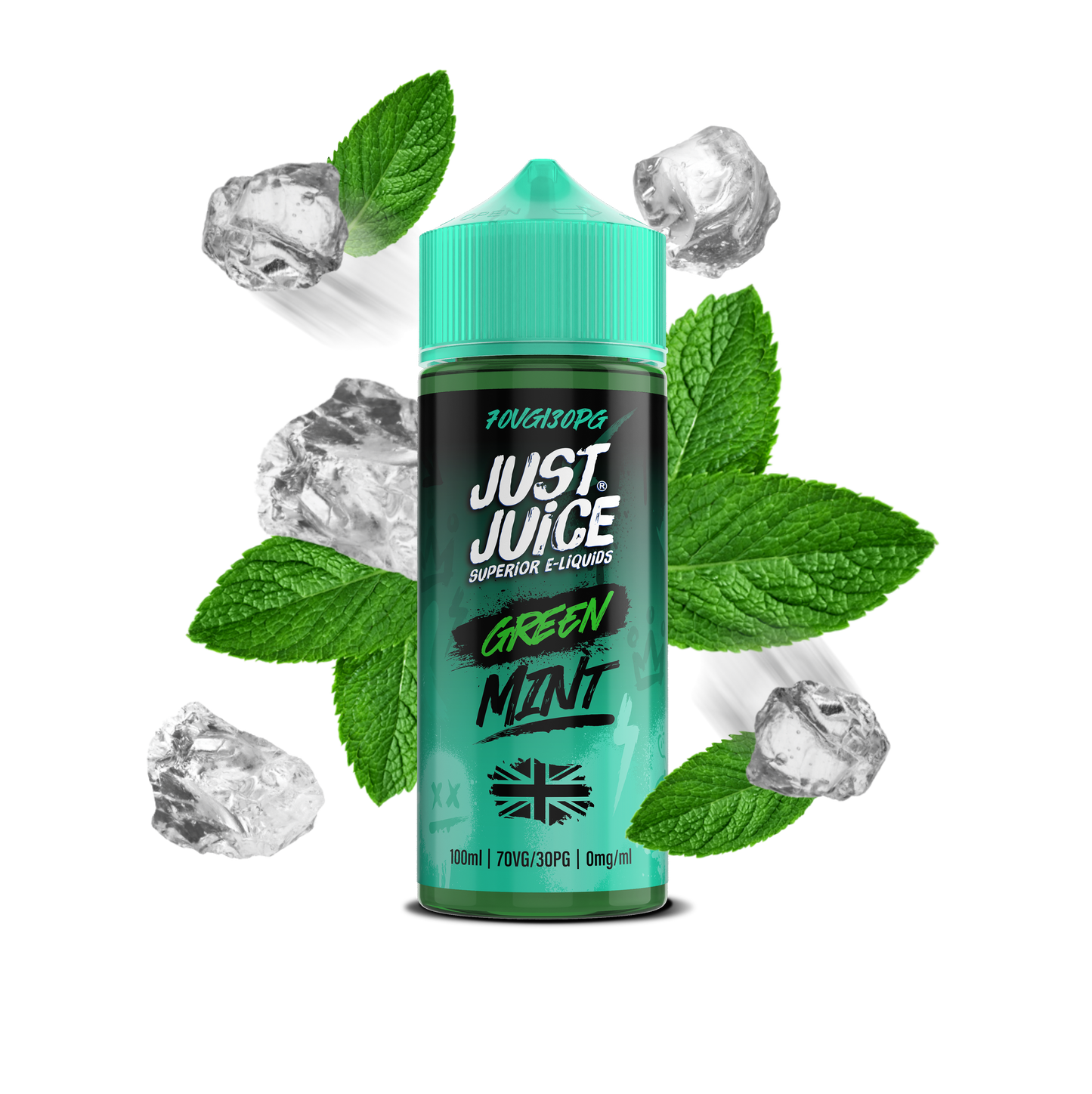 Green Mint 100ml Shortfill By Just Juice