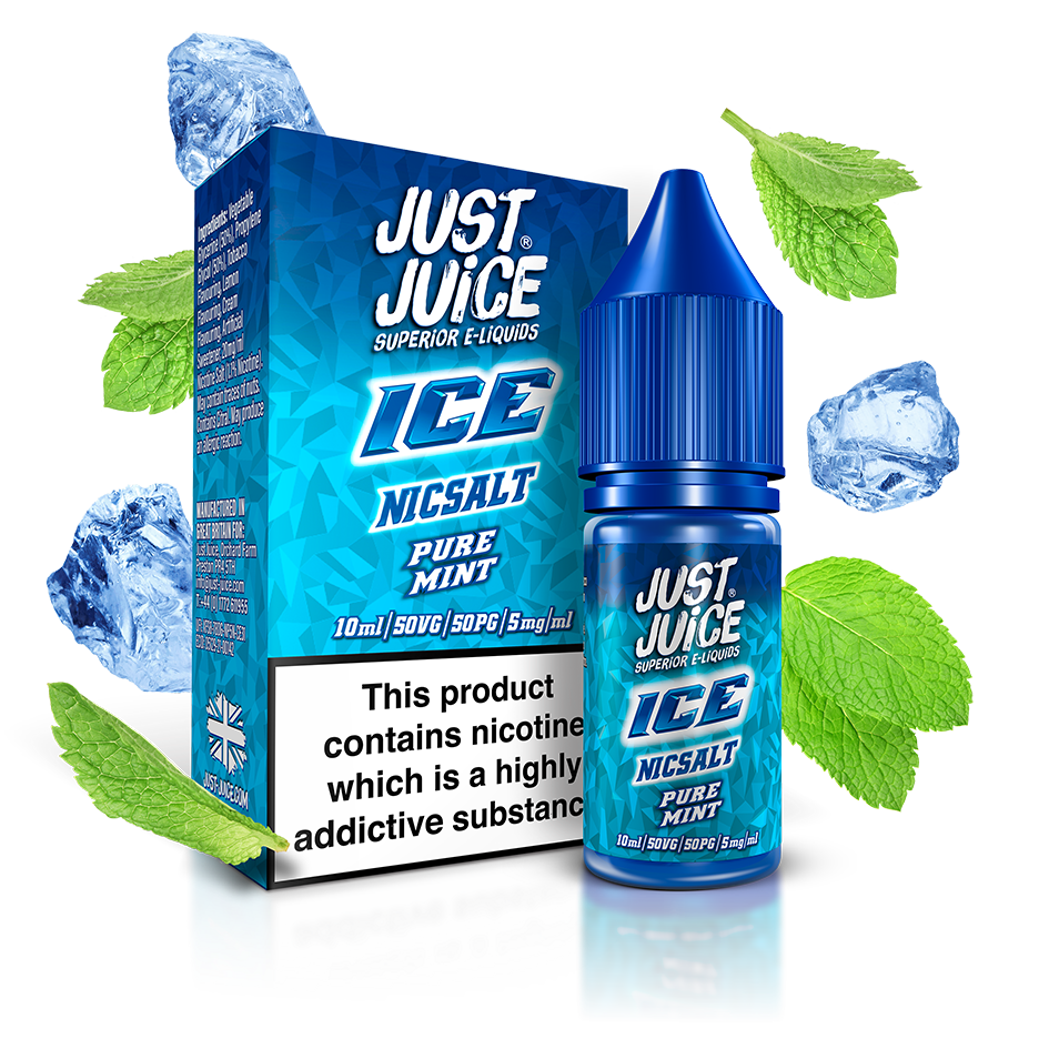 Pure Mint Ice 10ml Nic Salt By Just Juice