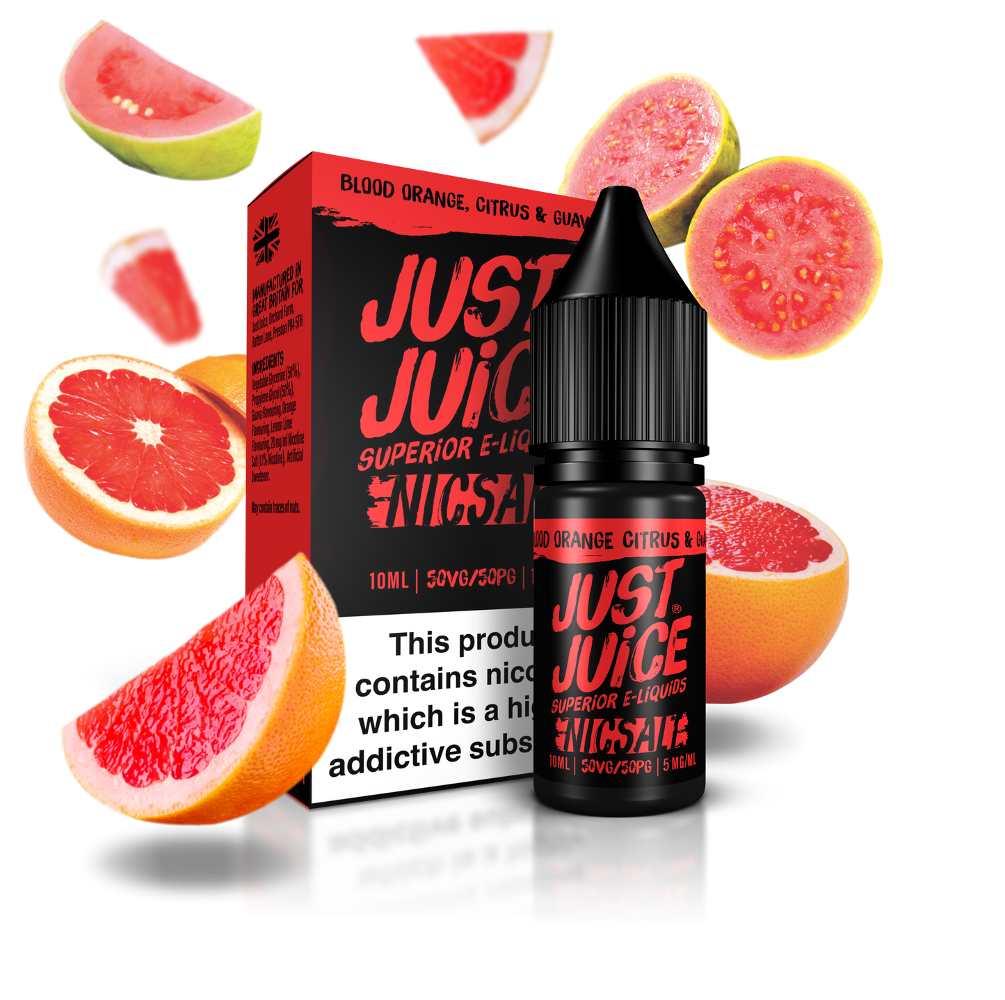 Blood Orange Citrus & Guava 10ml By Just Juice