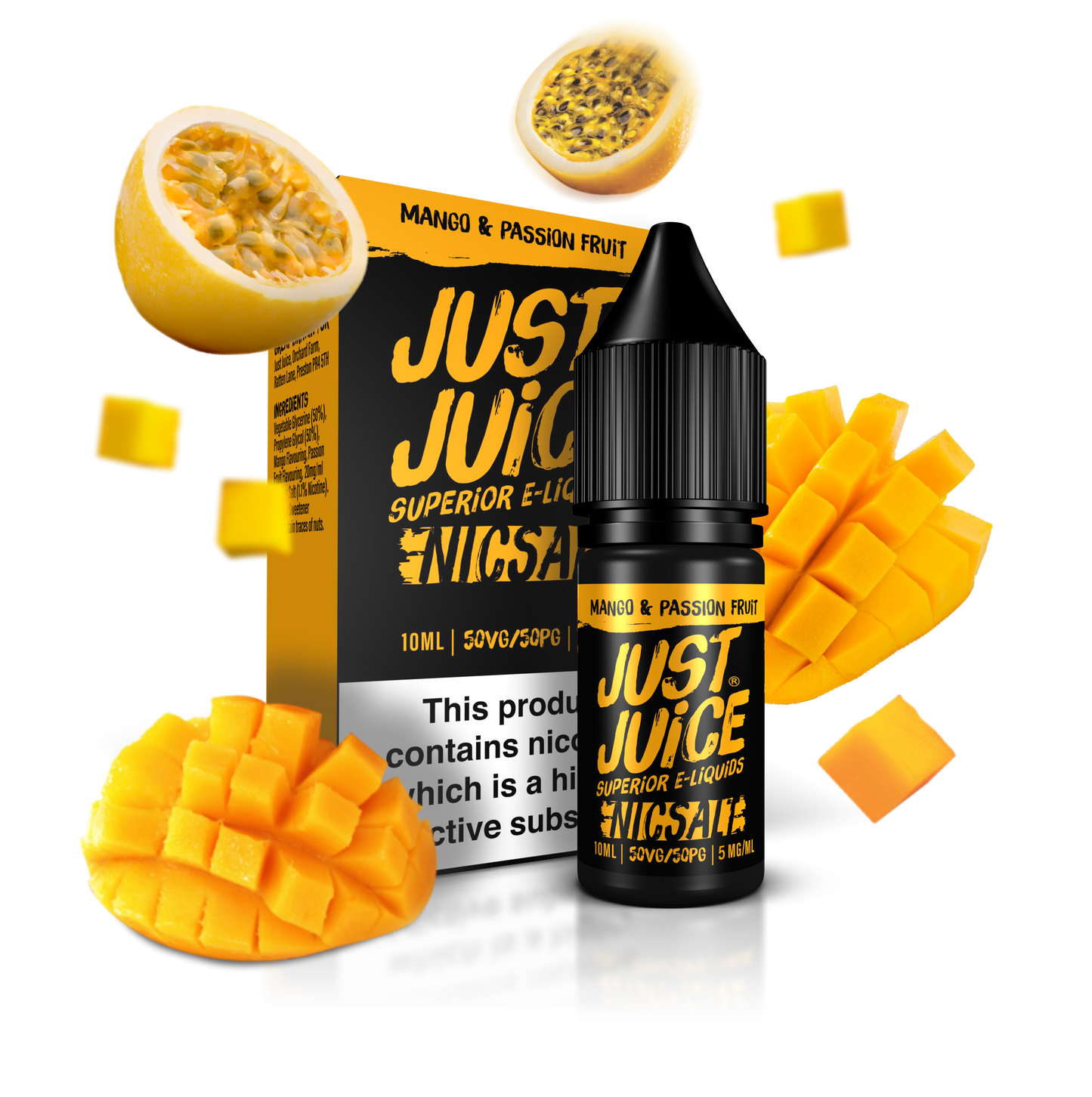 Mango & Passion Fruit 10ml By Just Juice
