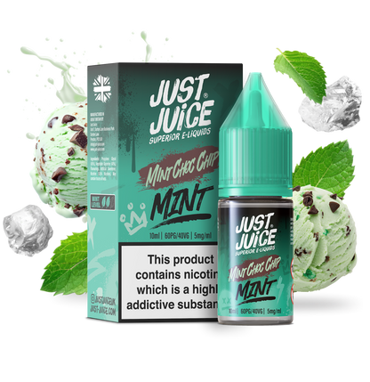 Mint Choc Chip 10ml Mint Range By Just Juice