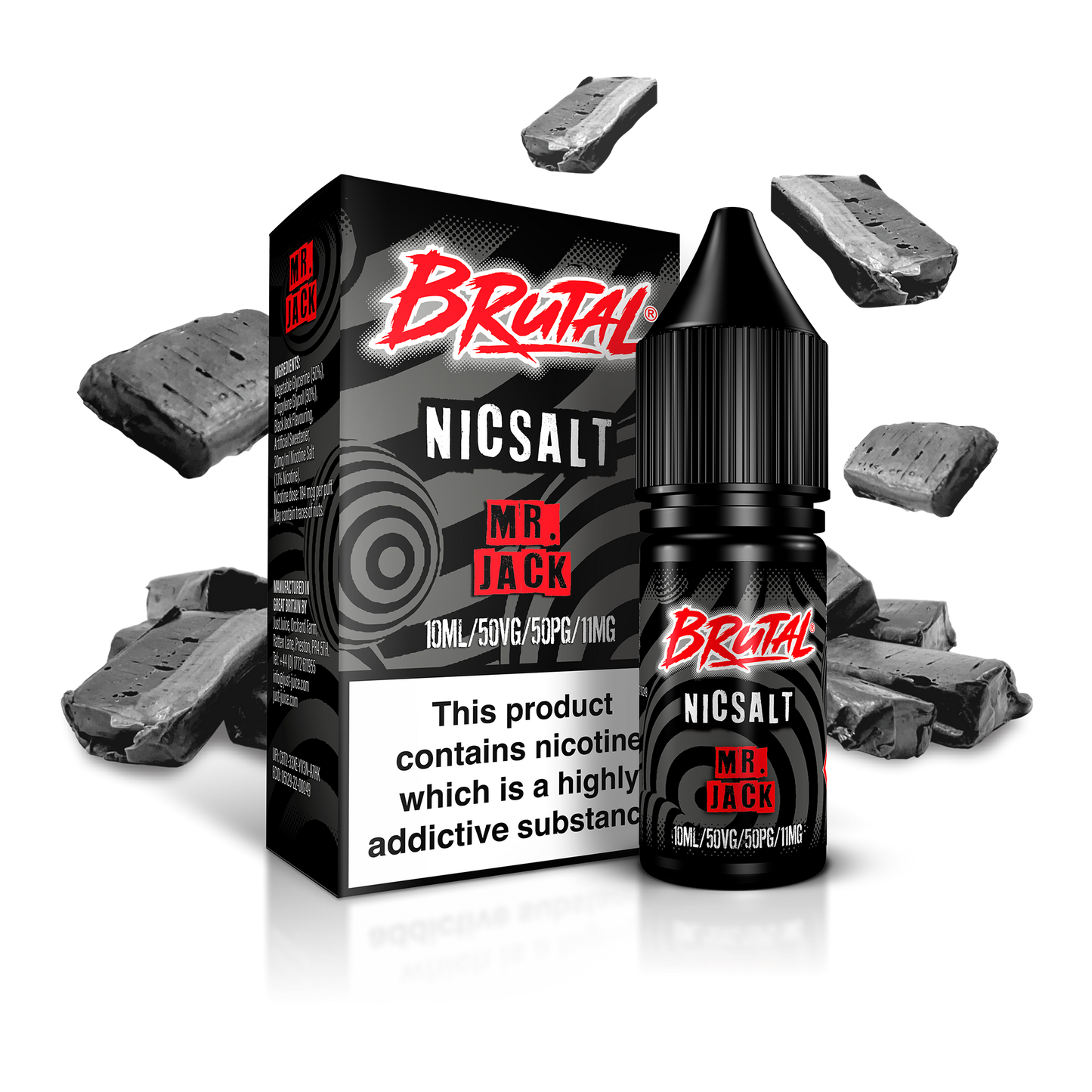 Mr Jack 11mg Nic Salt By Just Juice Brutal 10ml