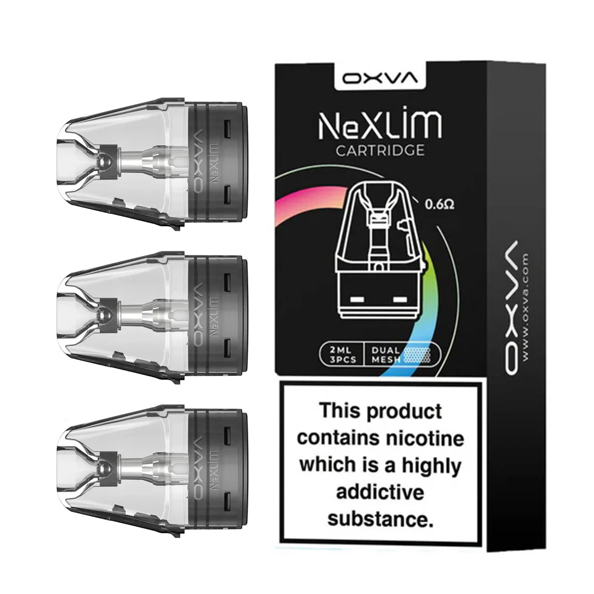 Nexlim 0.6Ω Pod Pack of 3
