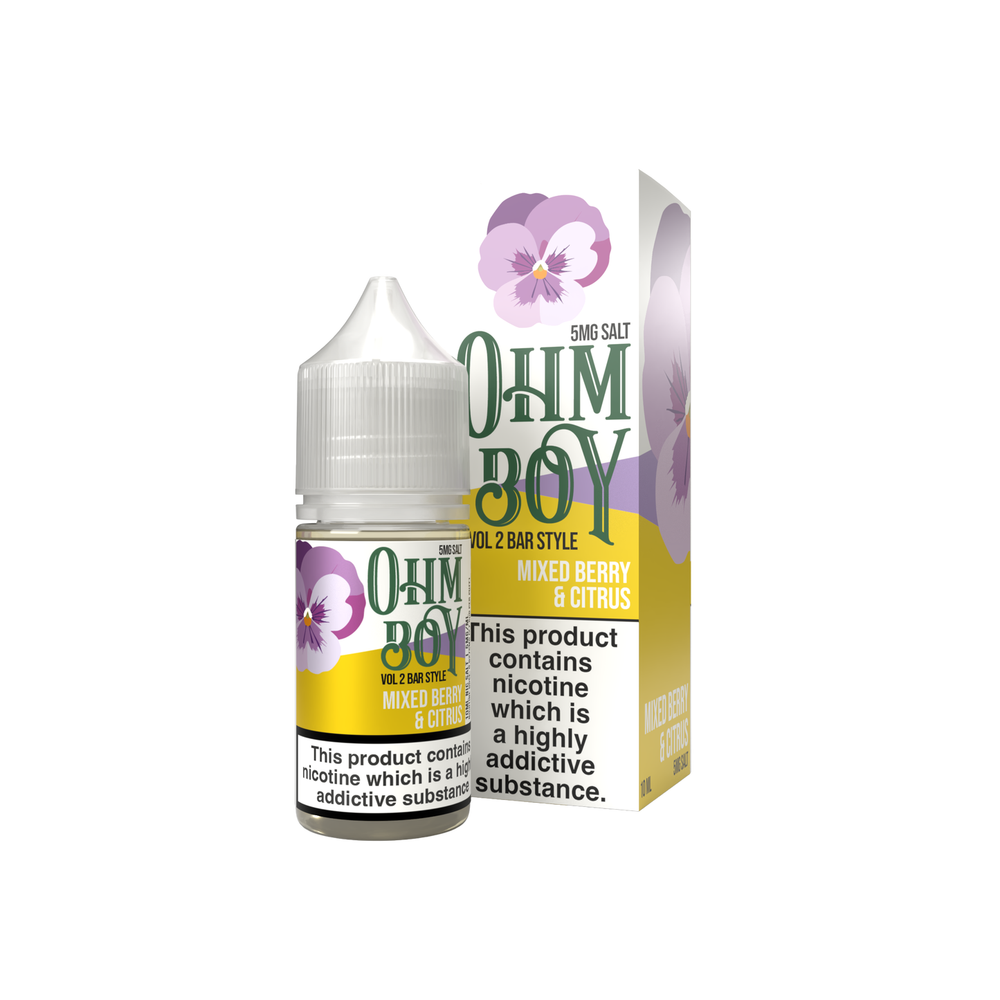 Mixed Berry & Citrus 10ml Bar Style By Ohm Boy