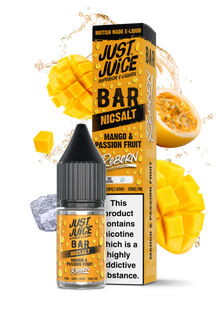 Mango & Passionfruit 10ml Bar Nic Salt By Just Juice Reborn