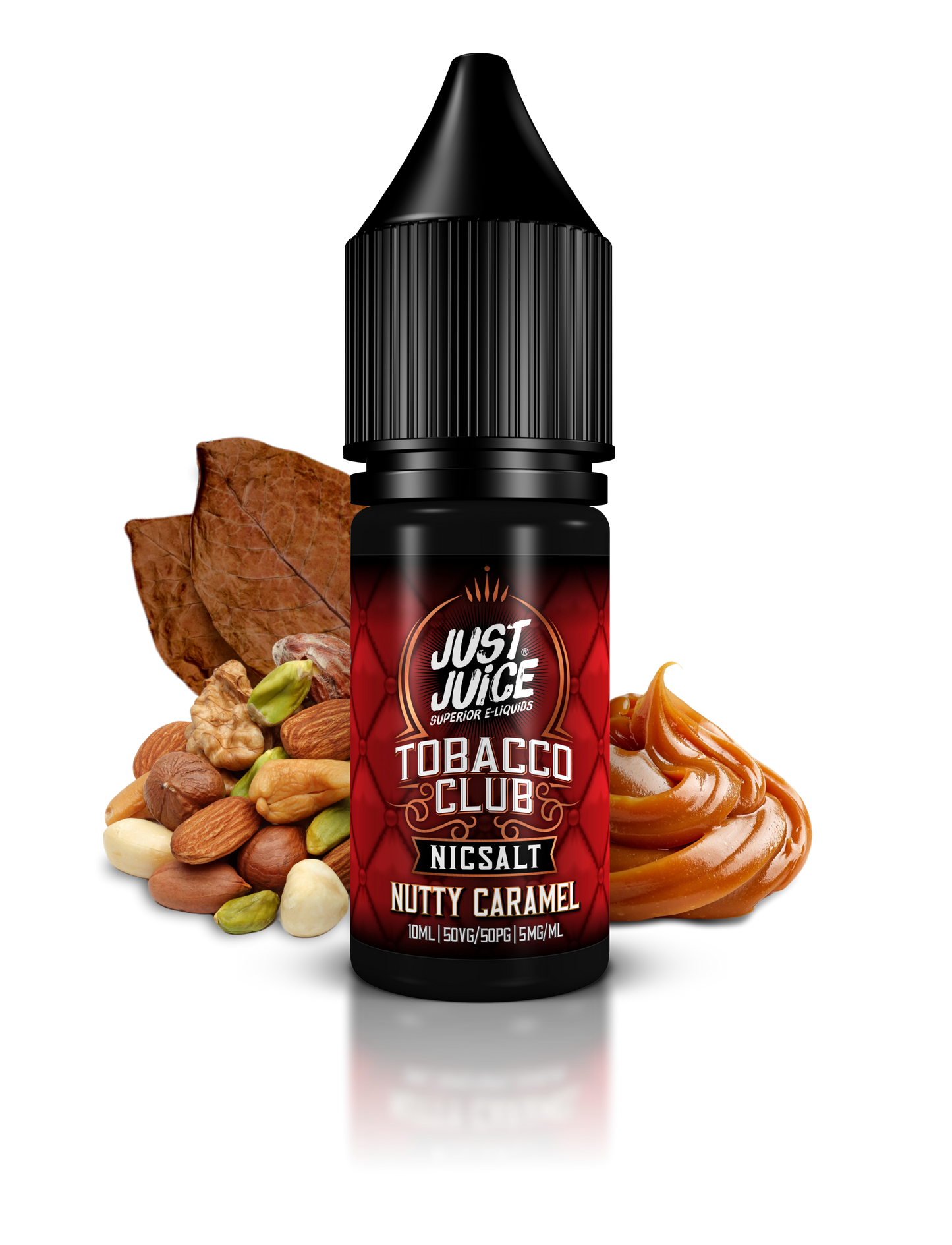 Nutty Caramel 10ml Nic Salt By Just Juice Tobacco