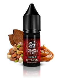 Nutty Caramel 10ml Nic Salt By Just Juice Tobacco