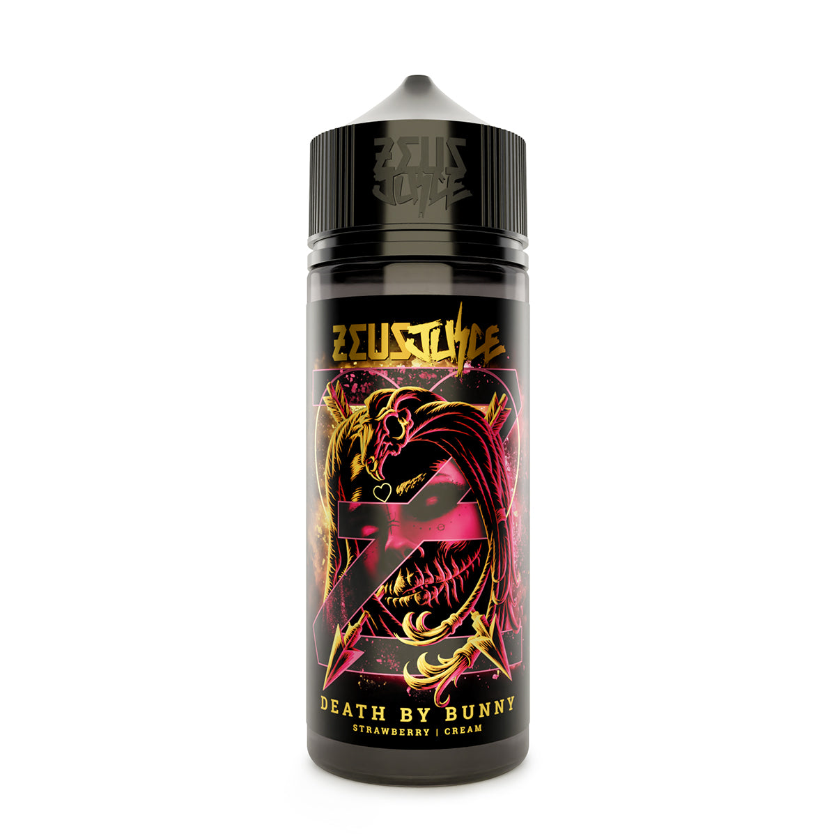 Zeus Death By Bunny 100ml Shortfill E-Liquid 0mg | Strawberry Cream