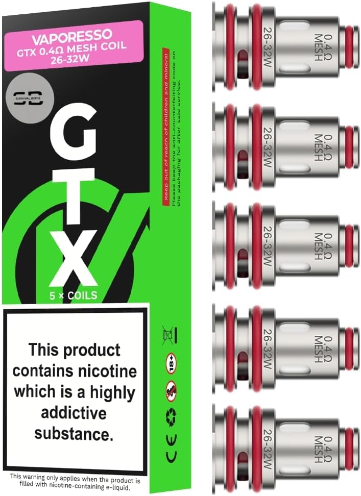 0.4Ω GTX Coil Pack of 5