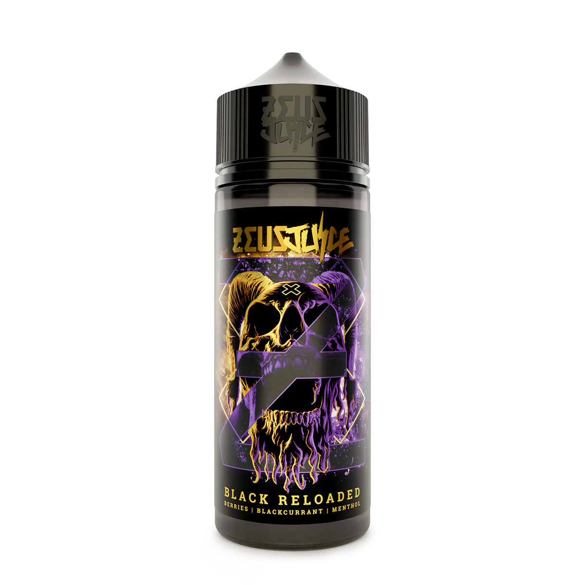 Zeus Black Reloaded 100ml Shortfill E-Liquid 0mg | Blackcurrant Berries Menthol