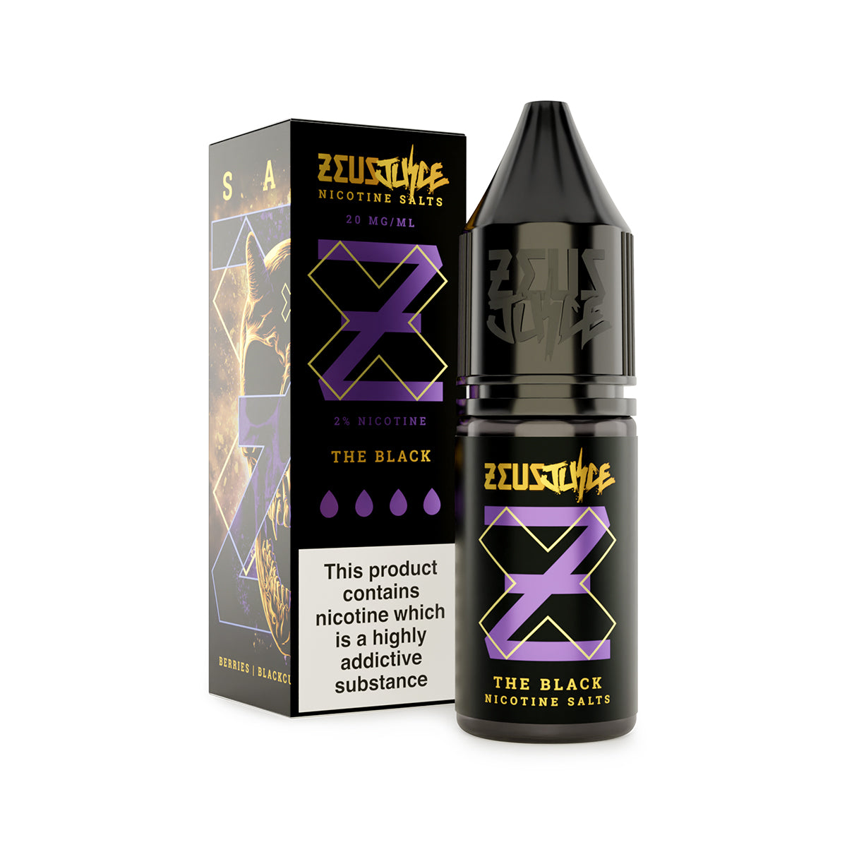 Zeus Juice The Black 10ml 50/50 E-Liquid