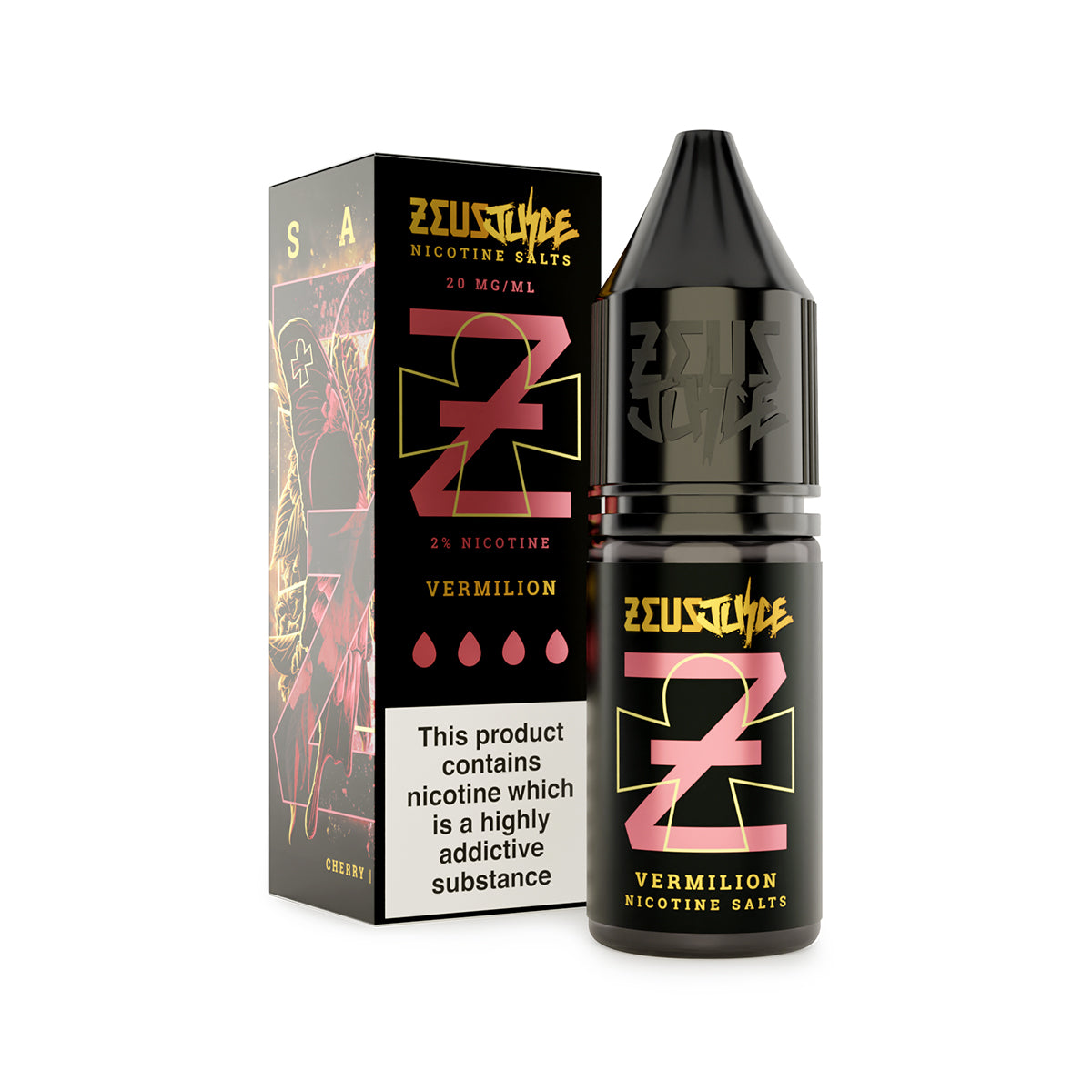 Zeus Juice Vermilion 10ml 50/50 E-Liquid 3mg